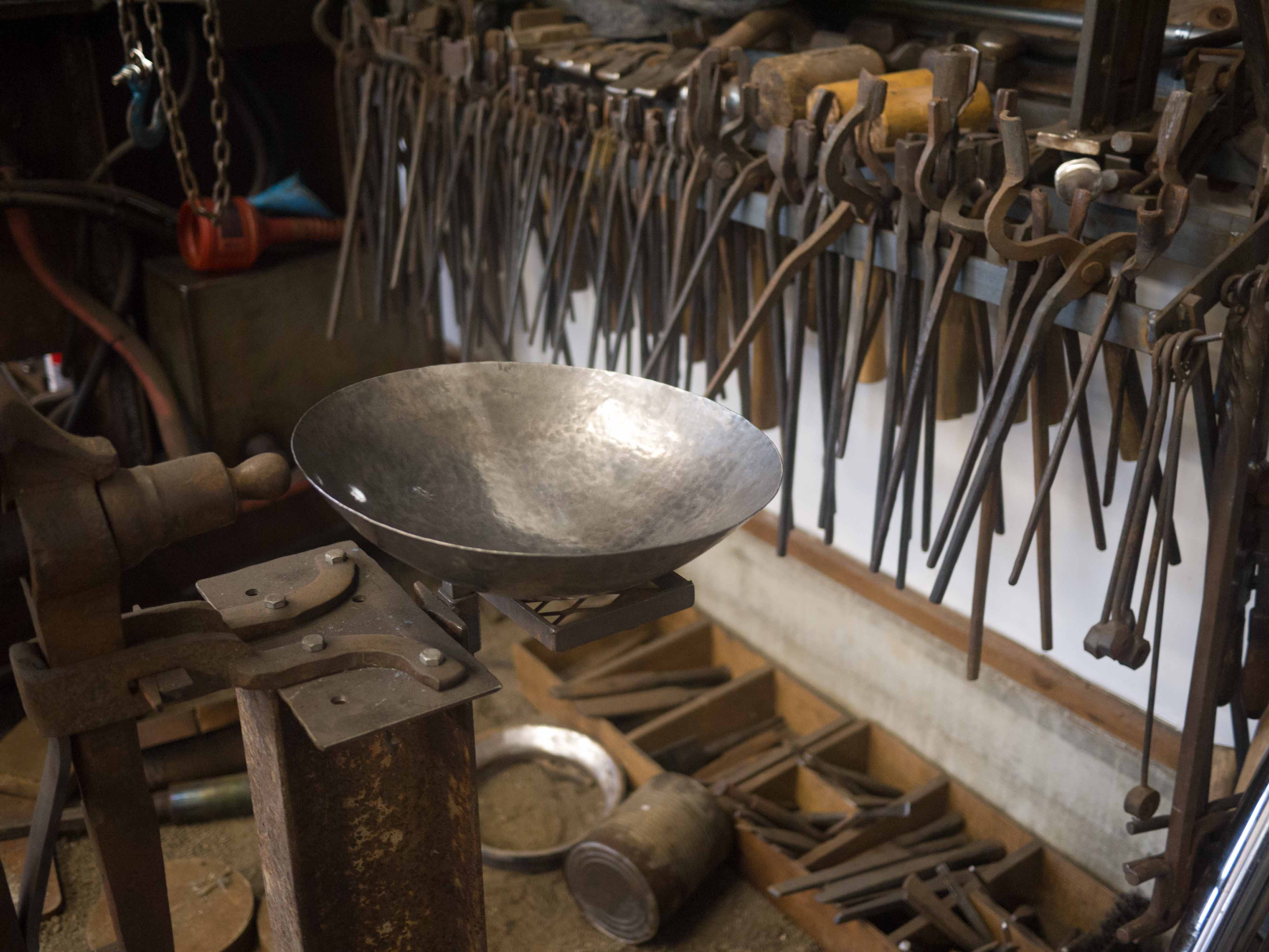 Sustainability inside the blacksmith shop