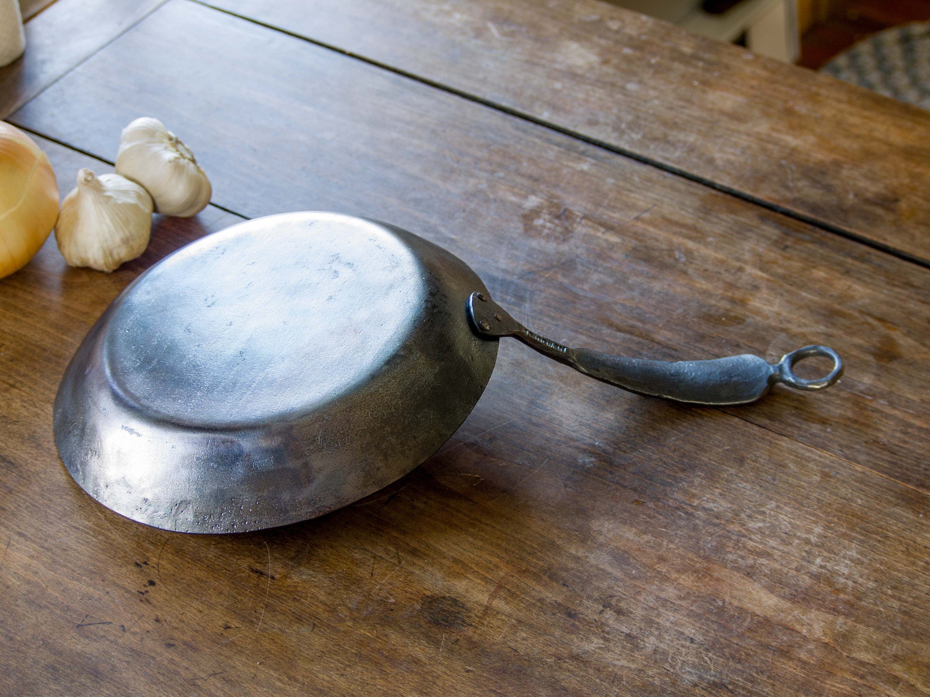 newquistforge Woks and Pans 10" Carbon Steel Fry Pan