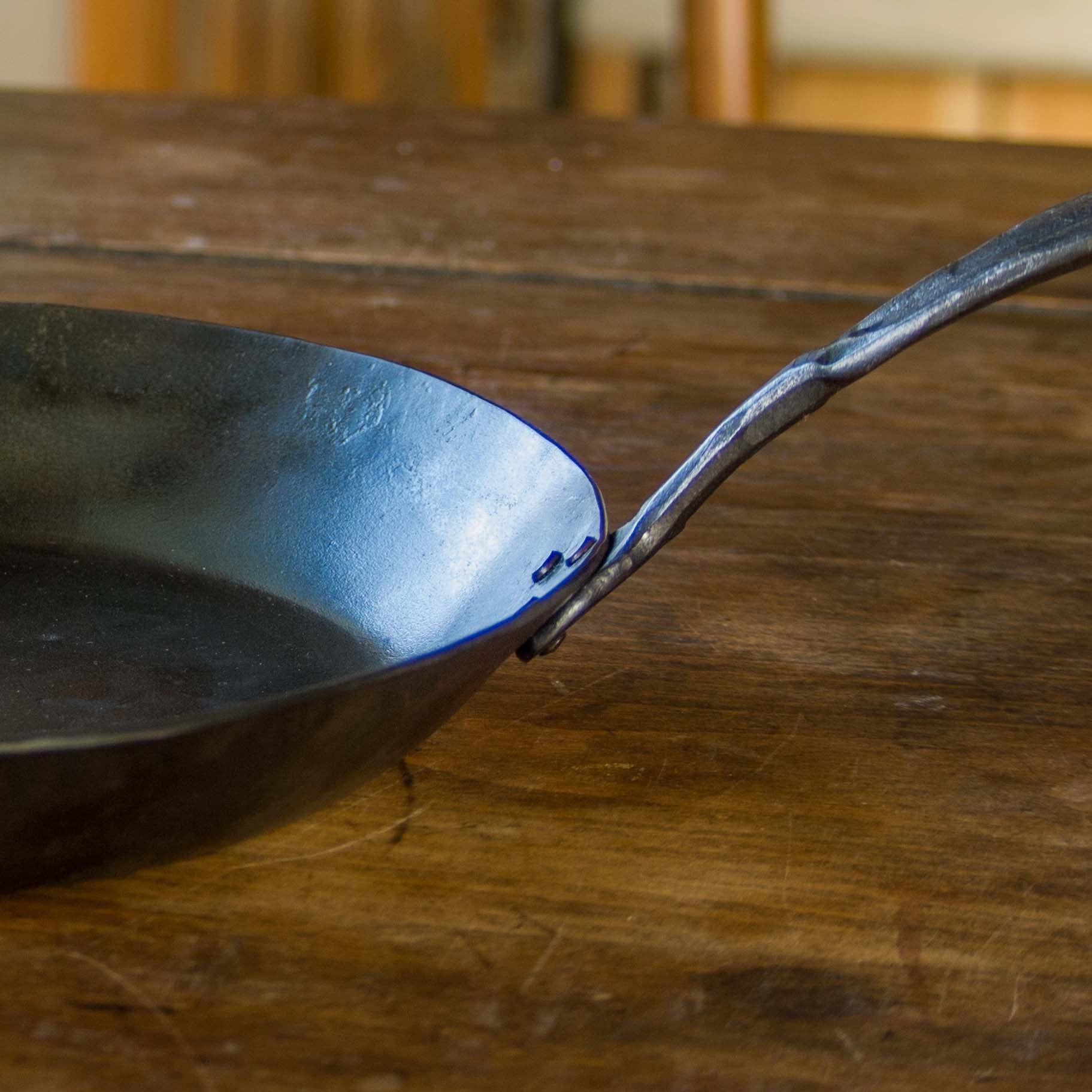 newquistforge Woks and Pans 10" Carbon Steel Fry Pan