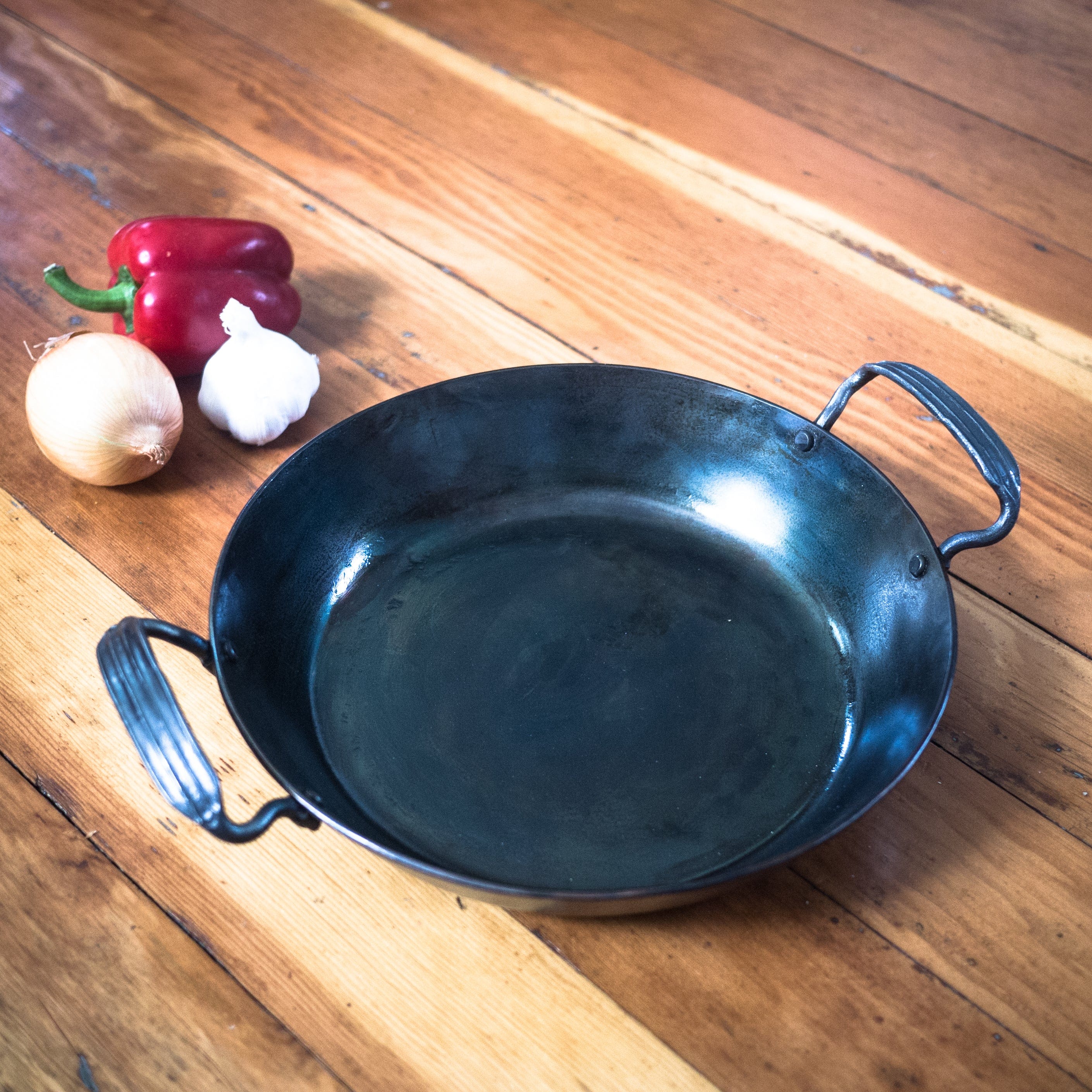 newquistforge Woks and Pans 11" Carbon Steel Roaster Pan