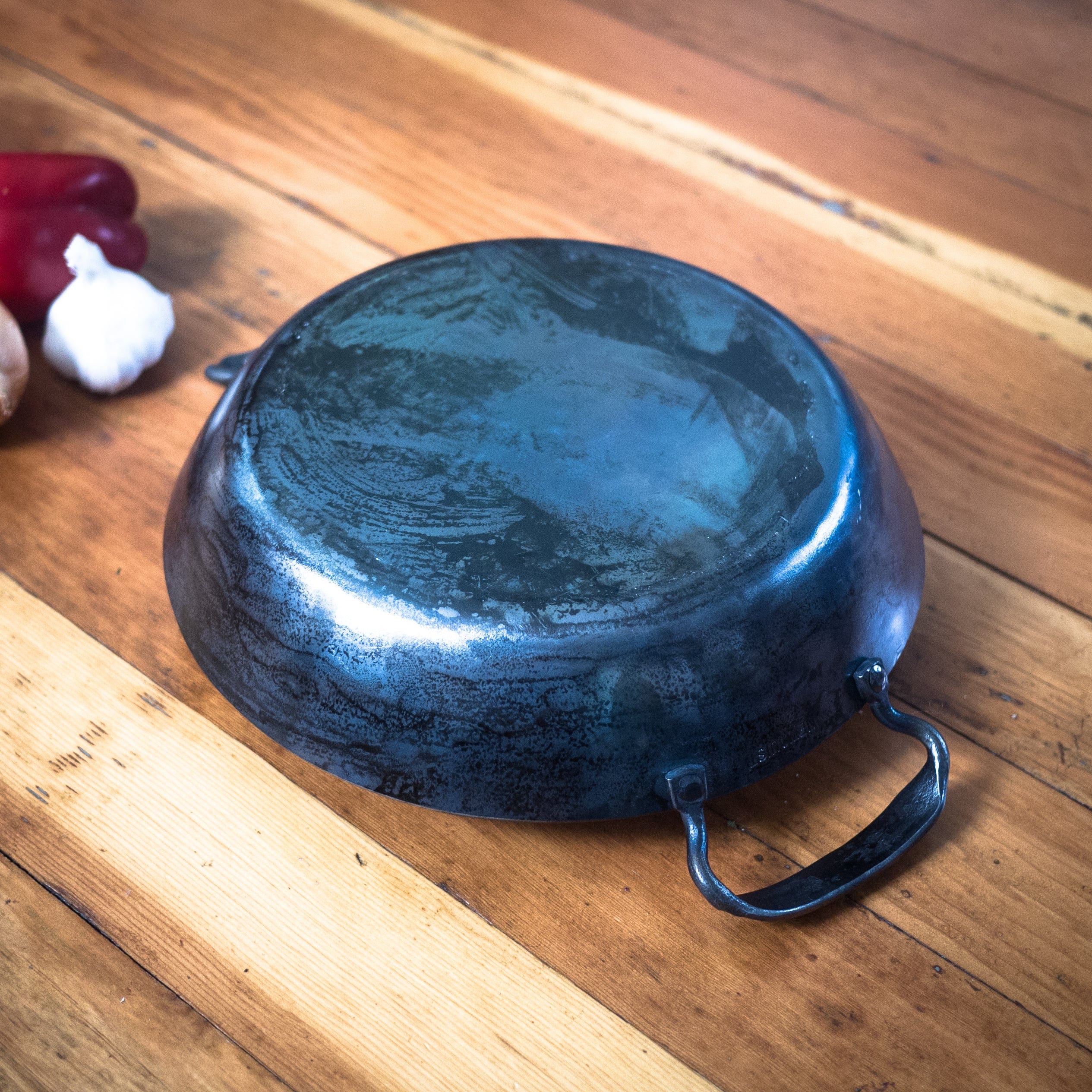 newquistforge Woks and Pans 11" Carbon Steel Roaster Pan