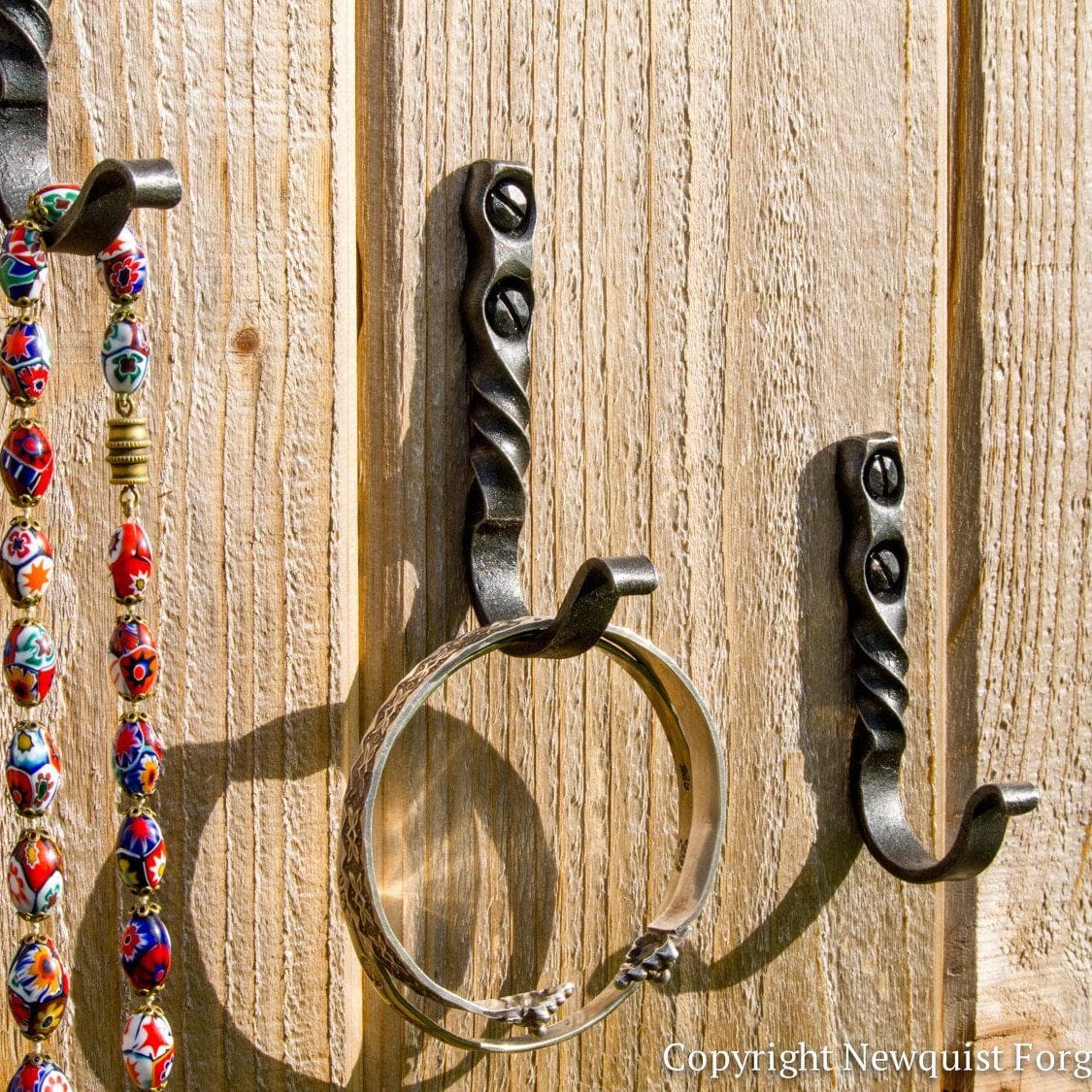 newquistforge Hooks and Hardware Small Kitchen Hooks •  Set of Four