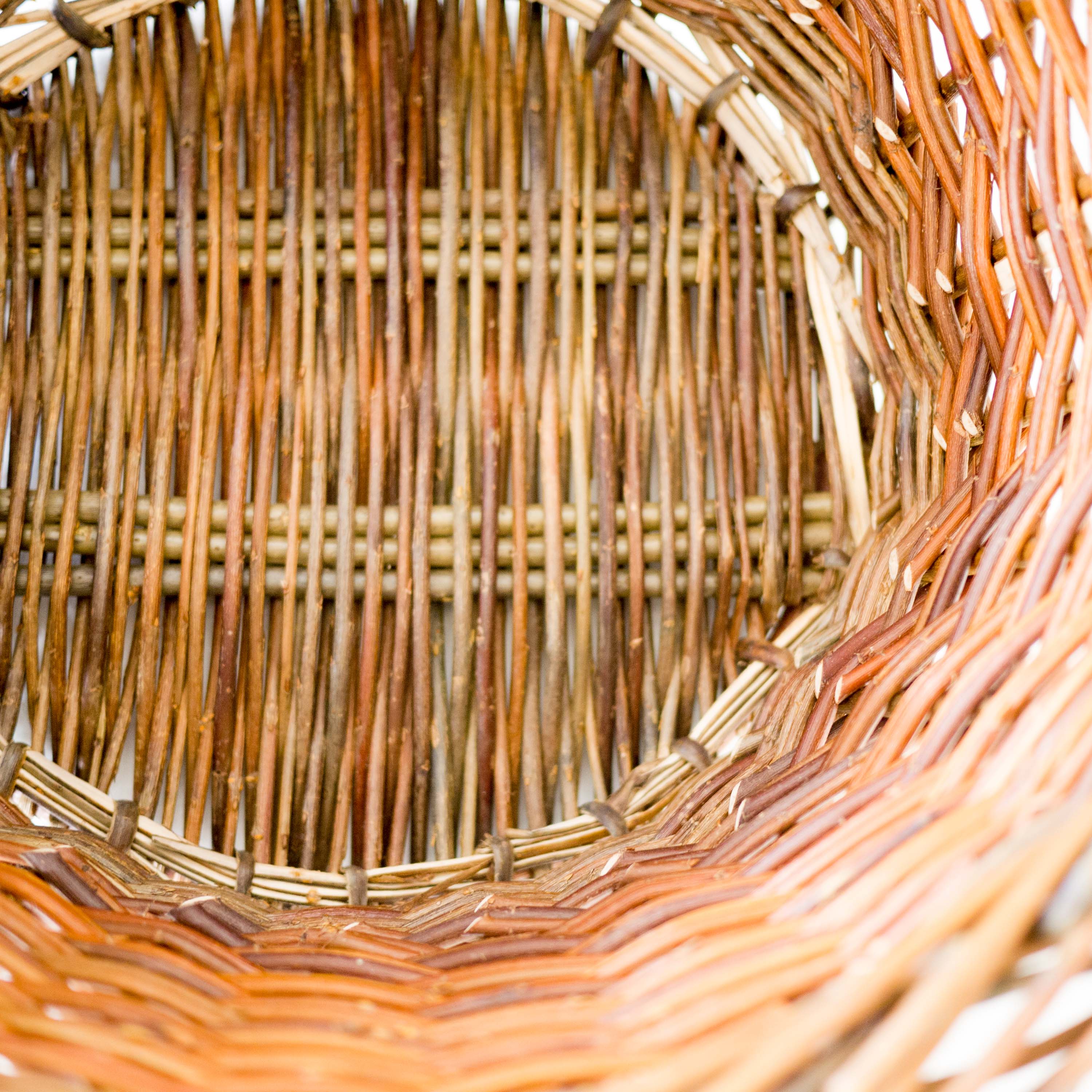 Round Shopper Willow Basket