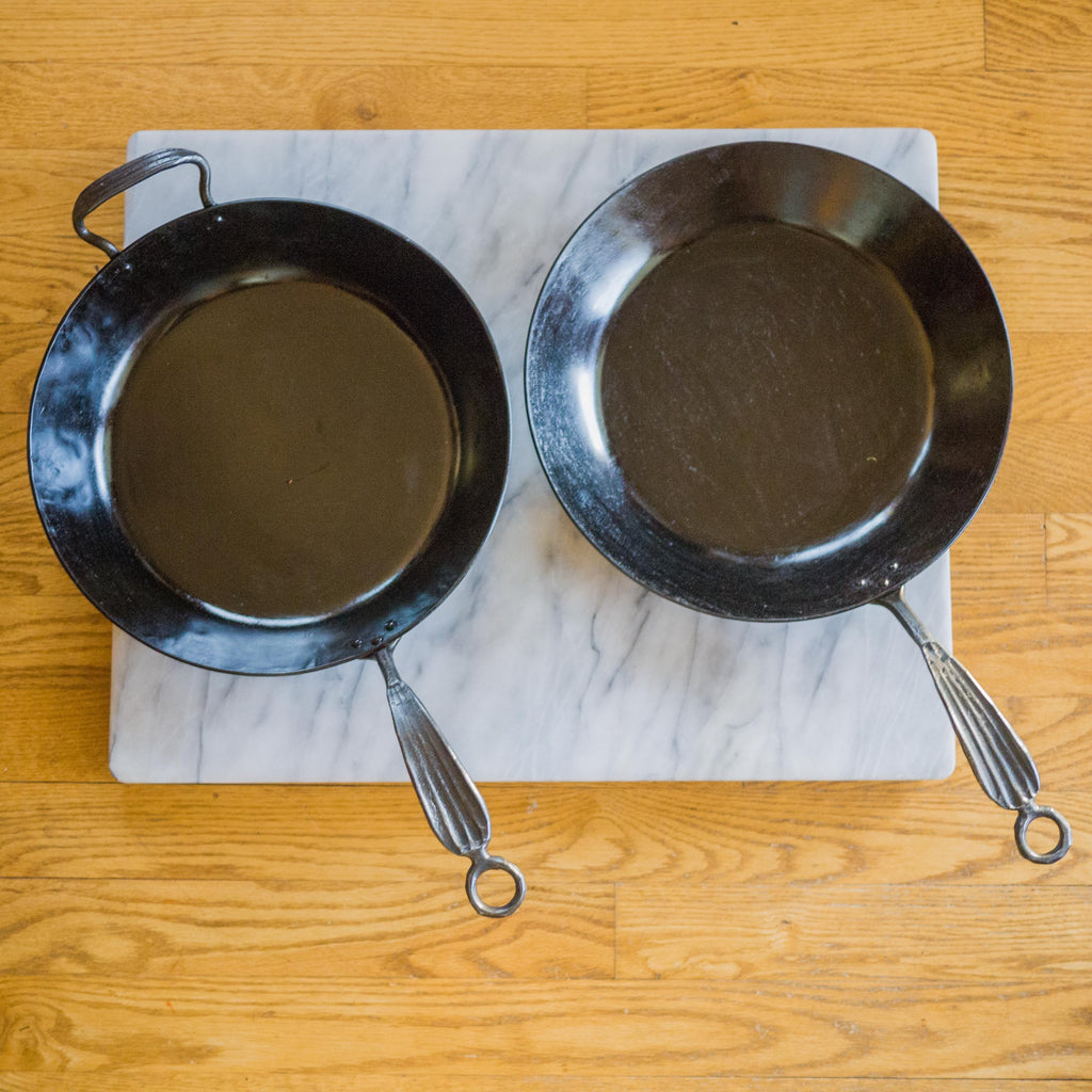 Carbon Steel Pan • Hand Forged Cookware • Newquist Forge