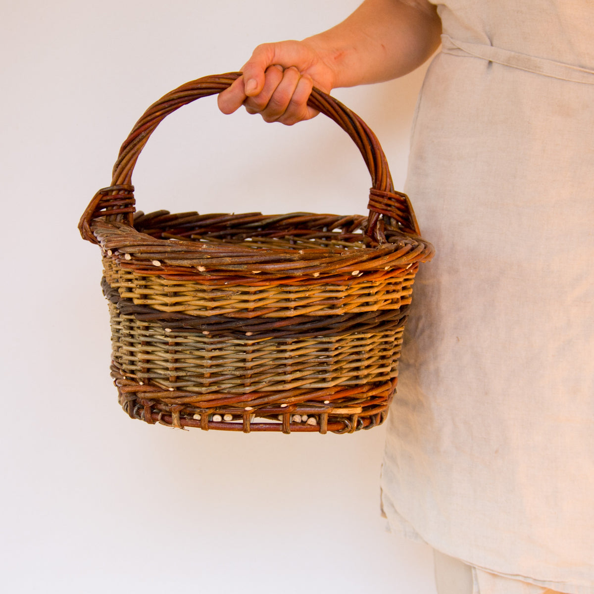Large Oval Shopper Willow Basket