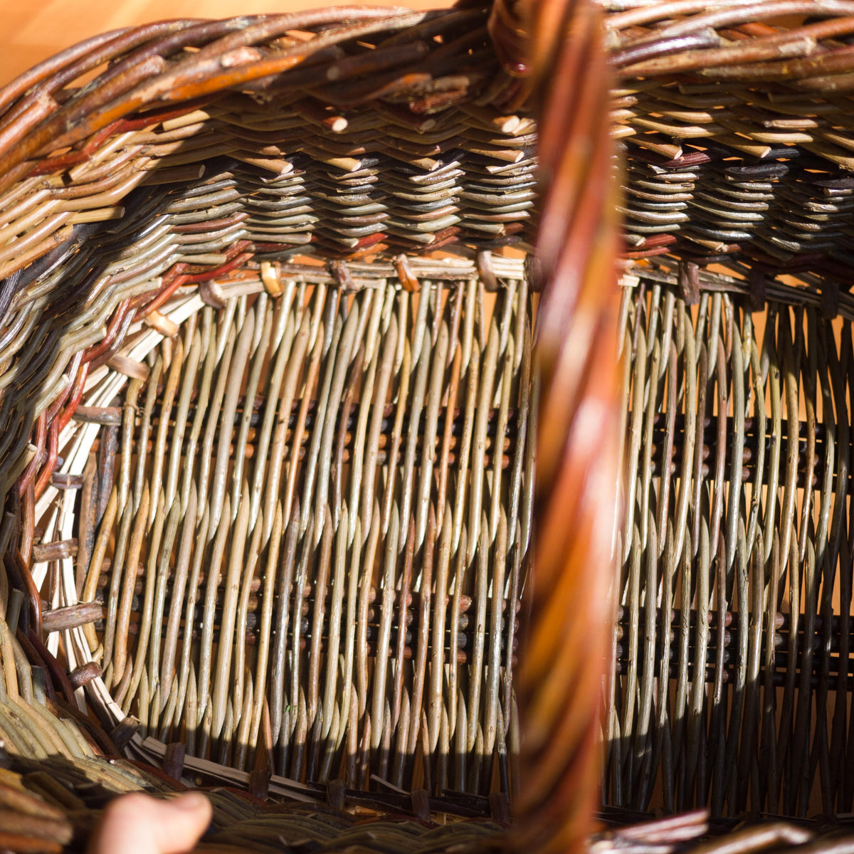 Large Oval Shopper Willow Basket
