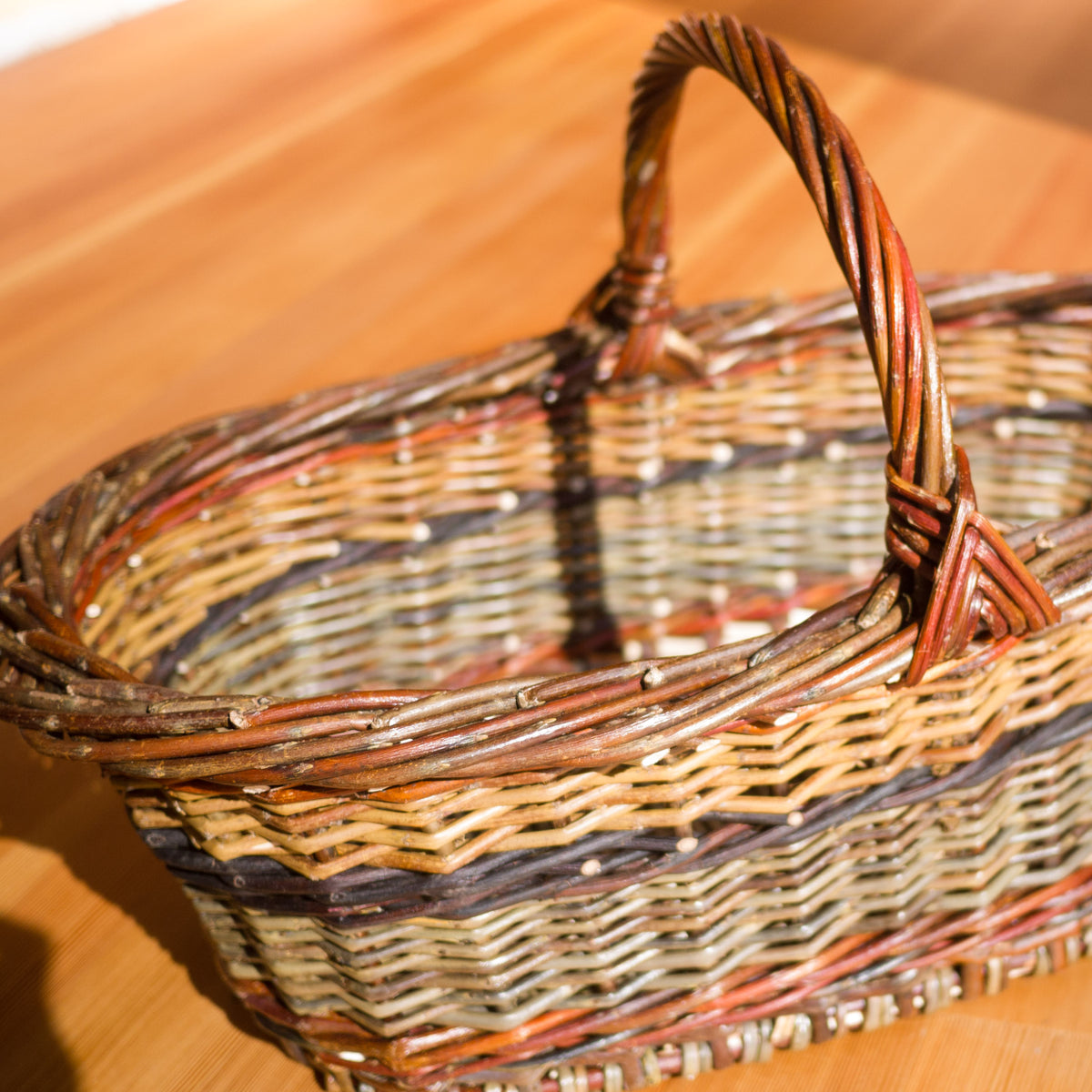 Large Oval Shopper Willow Basket