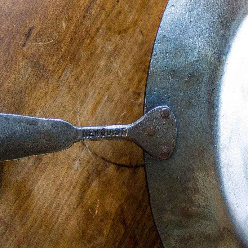 Carbon Steel French Skillet by Newquist Forge