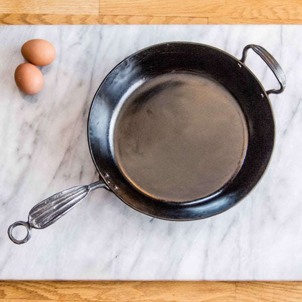 11" Carbon Steel Sauté Pan - Tall sides perfect for sauces and shallow frying