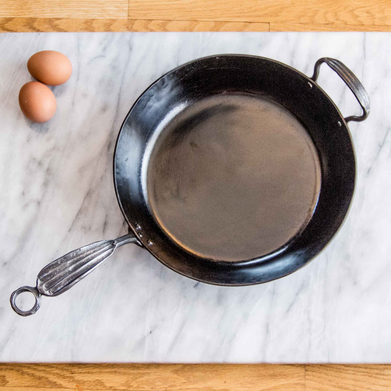 Hand Forged Steel Skillet. 6 Inch Frying Pan. Blacksmith Hand Made. 