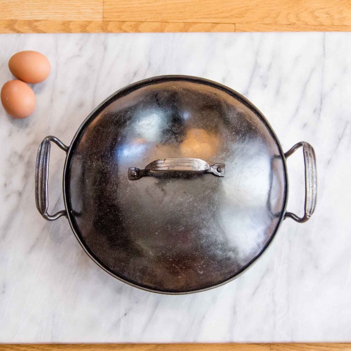 Carbon Steel Pan • Hand Forged Cookware • Newquist Forge
