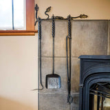 Forged Iron Fireplace Tool Set