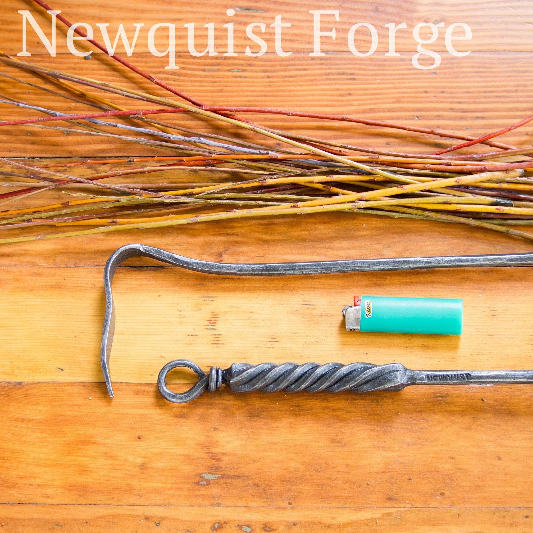 newquistforge Fire Tools Fireplace Poker