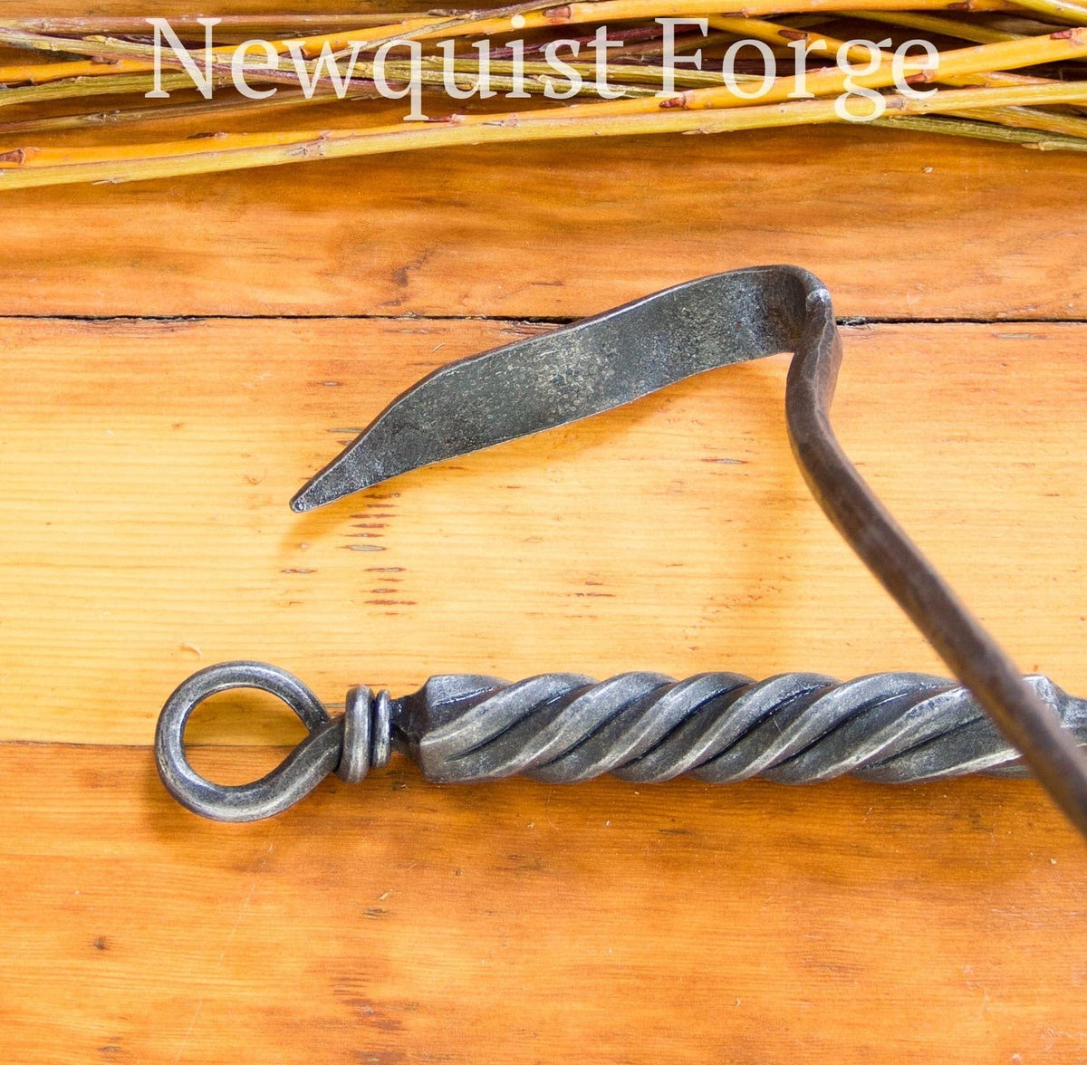 Fire Poker • Hand Forged Fireplace Tool
