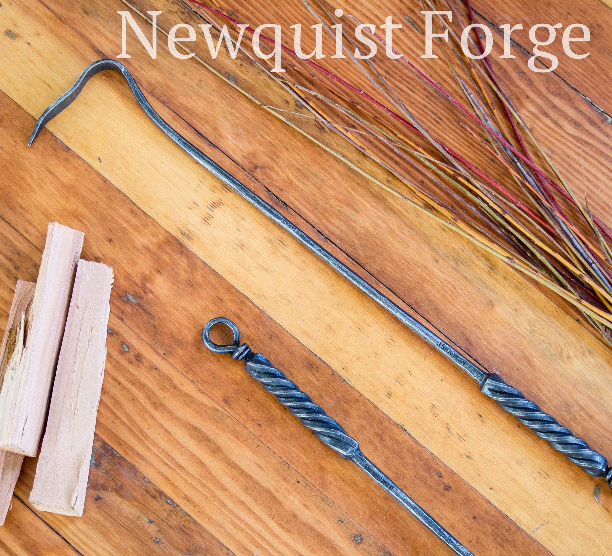 newquistforge Fire Tools Fireplace Poker