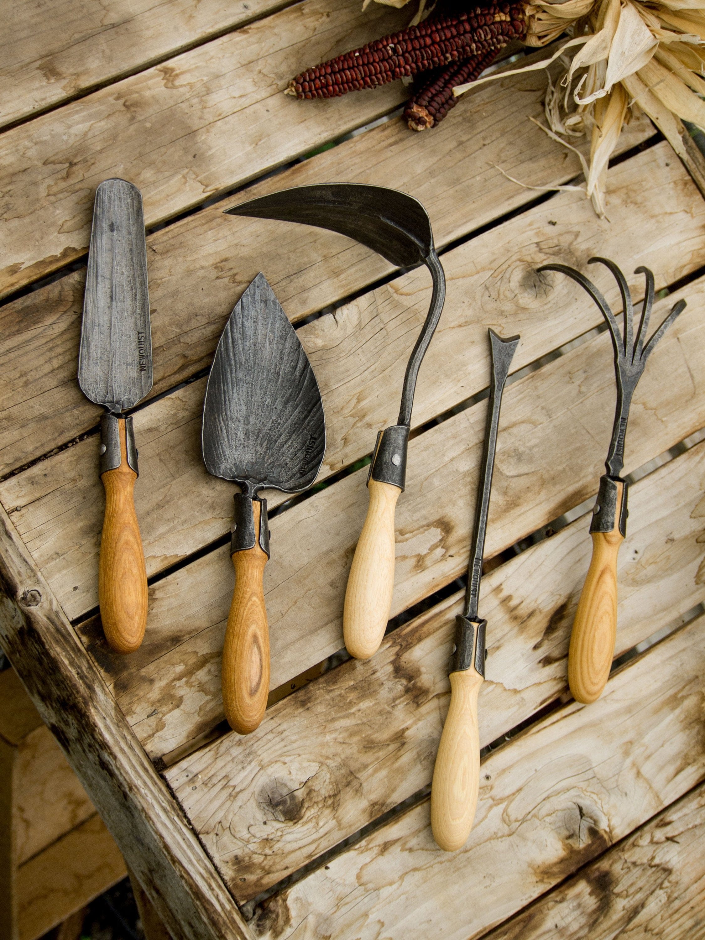 newquistforge Garden Tools Gardening Tool Gift Set of 5 Tools