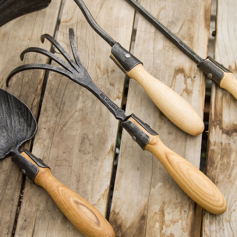 Hand Rake • Hand Forged Gardening Tool • Newquist Garden Tools