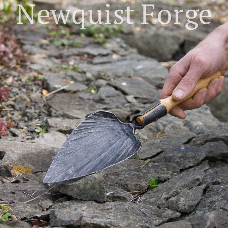 newquistforge Garden Tools Hand Forged Garden Trowel made in the USA
