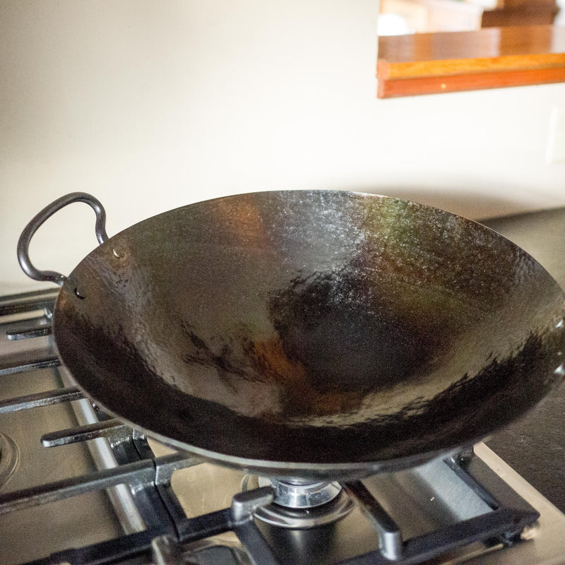 Carbon Steel Pan • Hand Forged Cookware • Newquist Forge